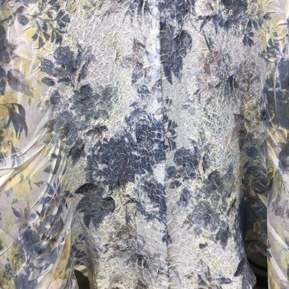 Yoshiki Hishinuma Midi Skirt Pleat Heat Crinkle Shibori - Picture 8 of 12